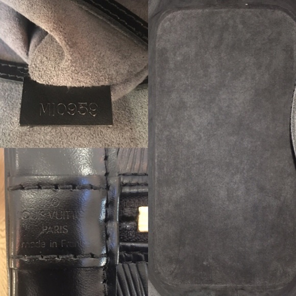 Louis Vuitton Noir Epi Alma - Picture 6 of 7